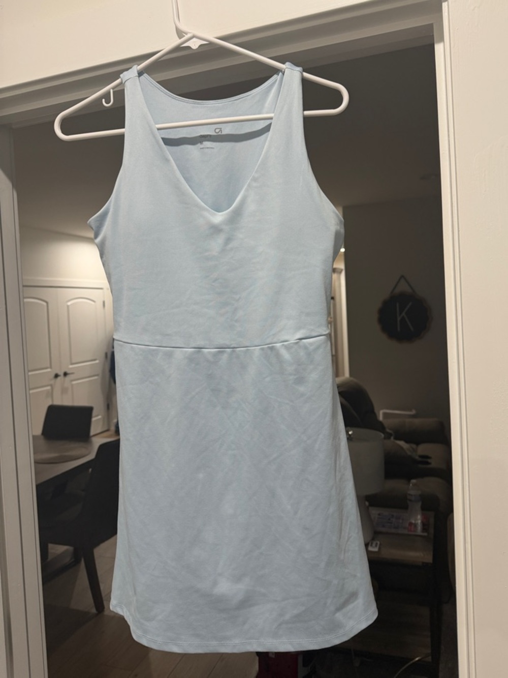 GAP Light Blue Sleeveless V-Neck Dress